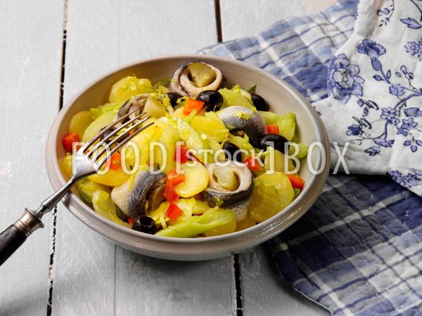 Rollmops mit Kartoffelsalat