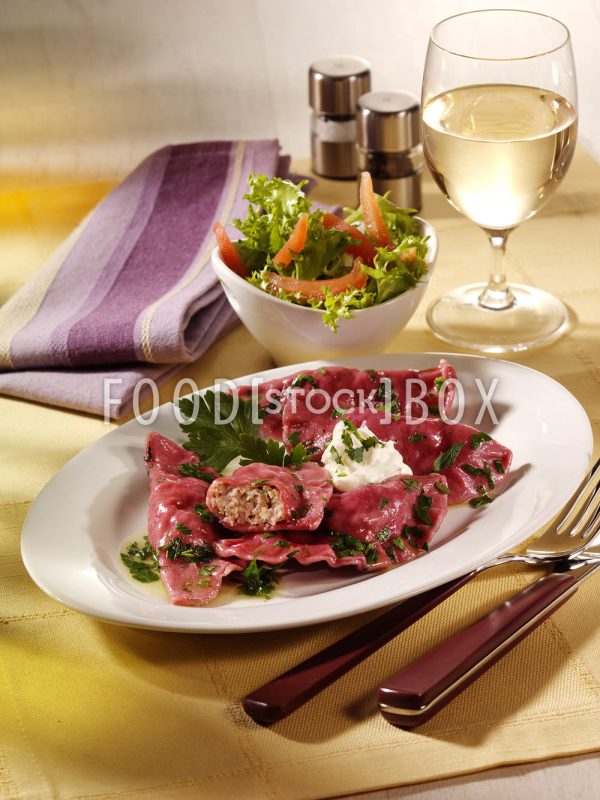 Rote-Bete-Ravioli