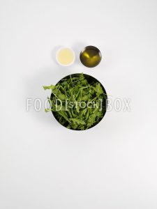 Rucolasalat mit Kichererbsen, Tomaten und Schweinefleisch   Step 5
