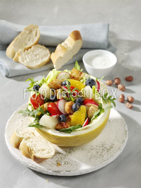 Rucolasalat in der Pomelo 2