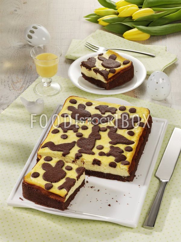 Russischer Zupfkuchen mit Eierlikör zu Ostern