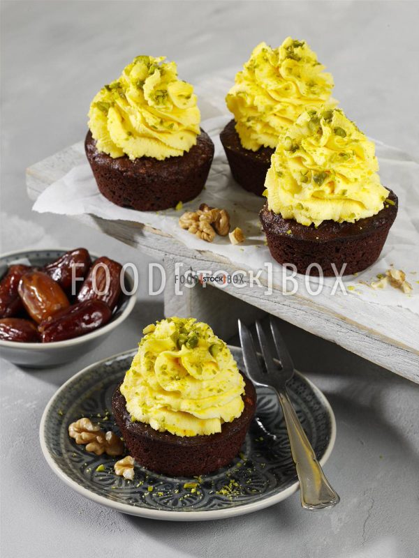 Safran-Dattel-Cupcake