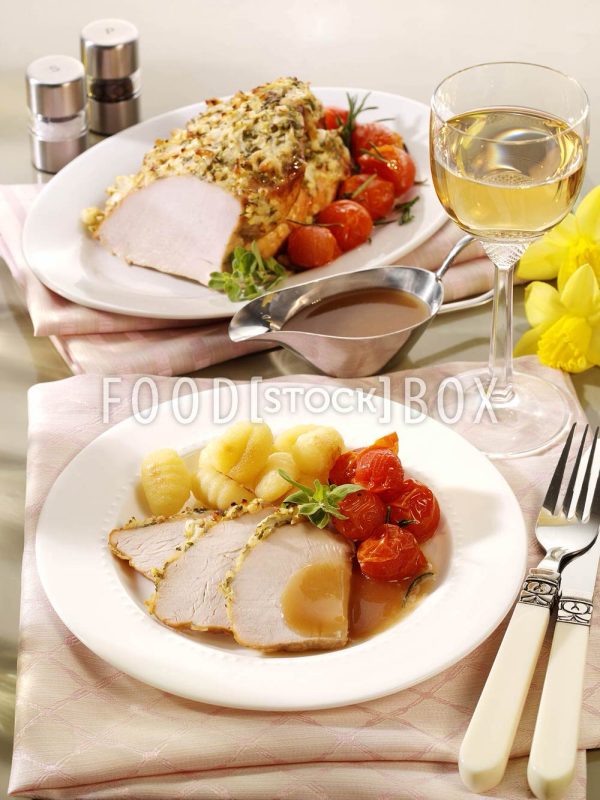 Putenbraten mit Parmesan