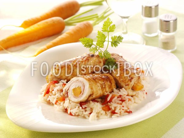 Putenröllchen mit Möhren