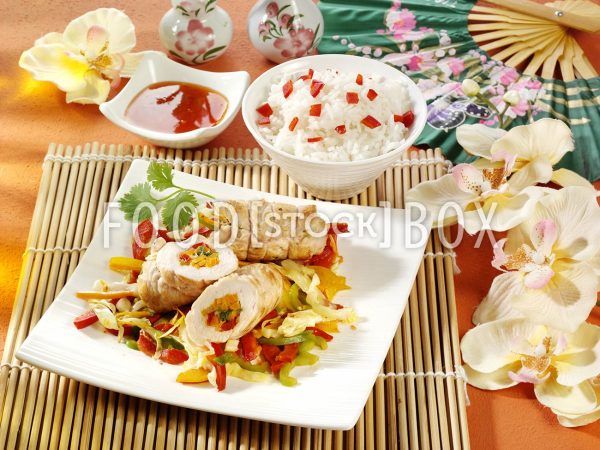 Putenröllchen mit Asia-Füllung 2