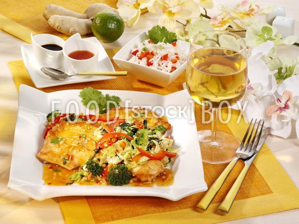 Putenschnitzel in thailändischer Marinade 1