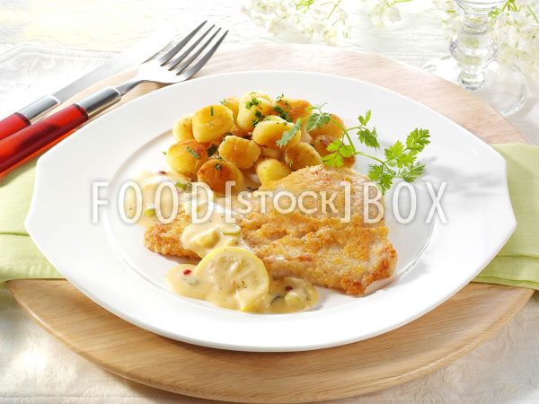 Putenschnitzel in Zitronensauce