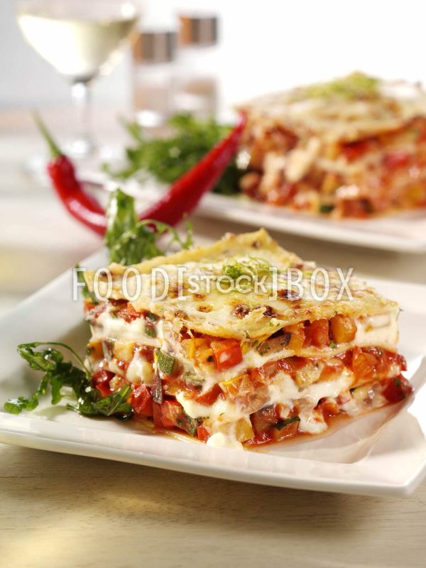 Ratatouille-Lasagne mit Sellerie