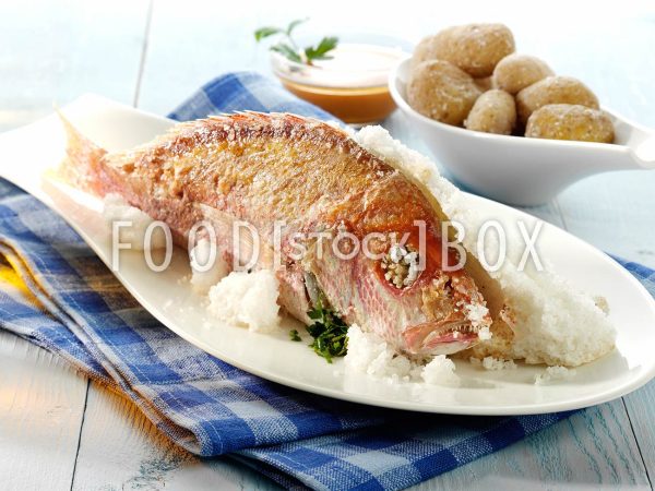 Red Snapper in Salzkruste 2