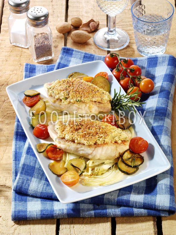 Red-Snapper mit Mandel-Limettenkruste