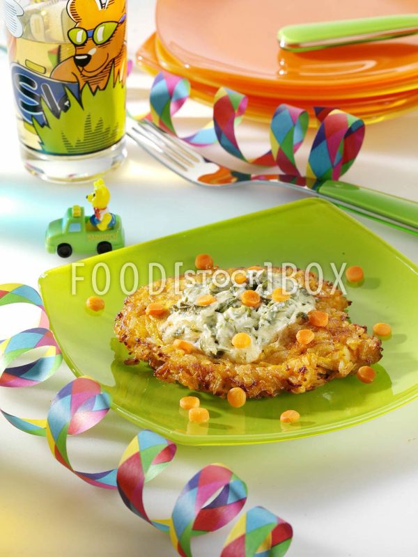 Reibeplätzchen mit Möhrenkonfetti 2