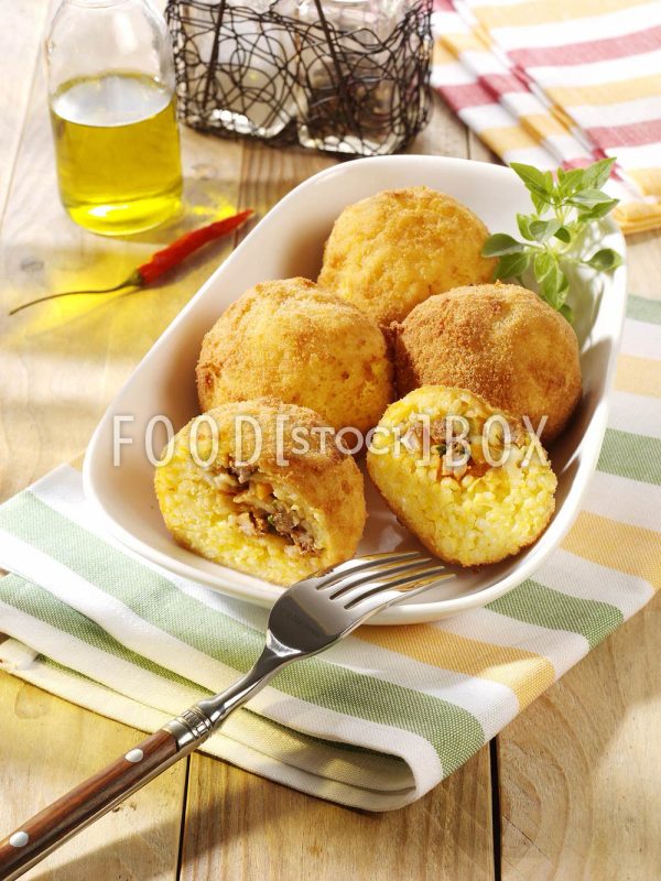 Frittierte Reisbällchen