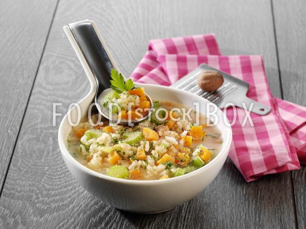 Reissuppe griechischer Art / glutenfrei