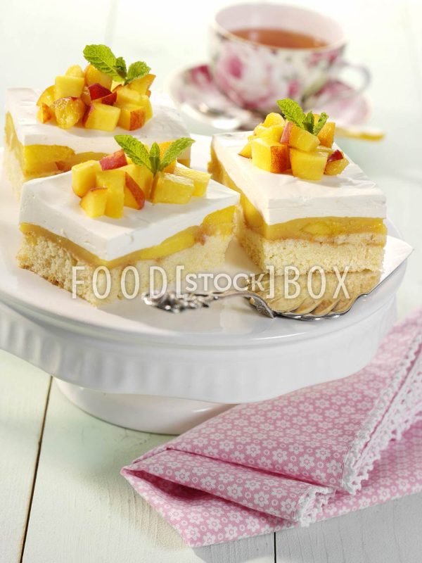 Ricotta-Pfirsich-Schnitten 1