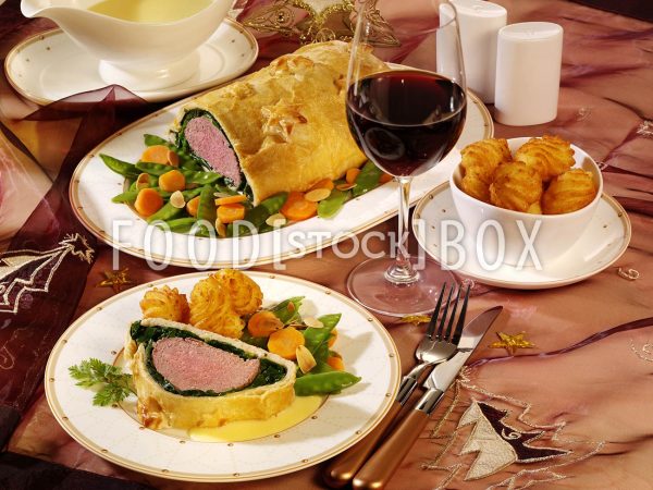 Rinderfilet in Blätterteig mit Spinat 2