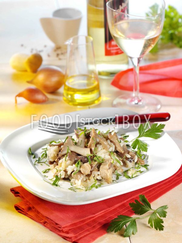 Risotto mit Waldpilzragout