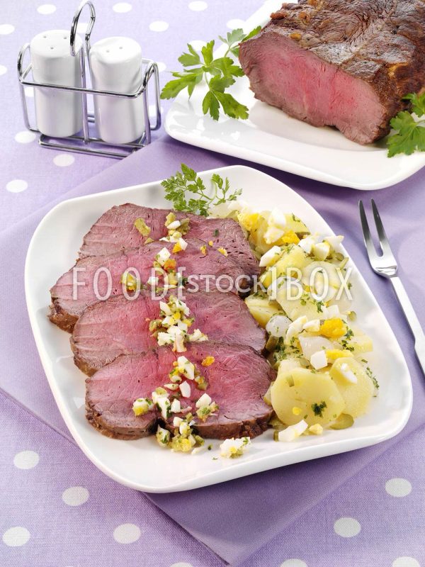 Roastbeef mit Remouladensalat