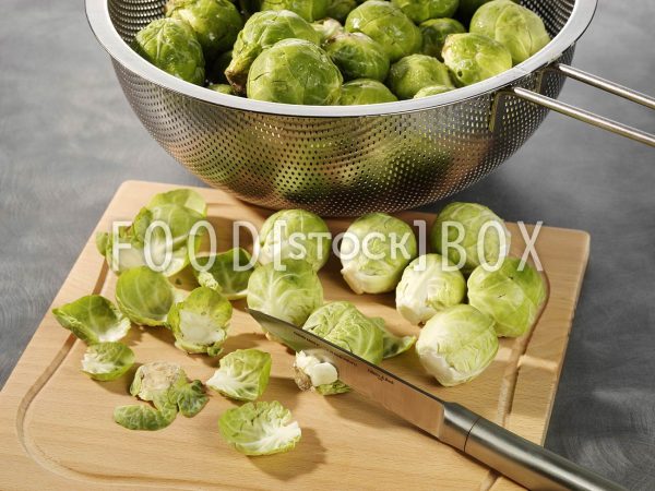 Rosenkohl-Senf-Gemüse Step 1