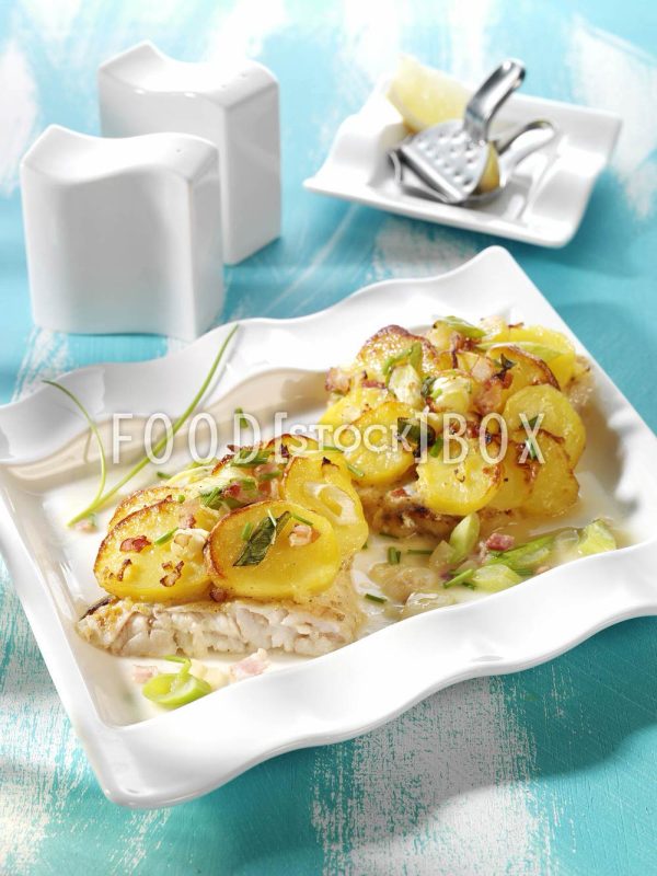 Rotbarsch-Kartoffel-Gratin