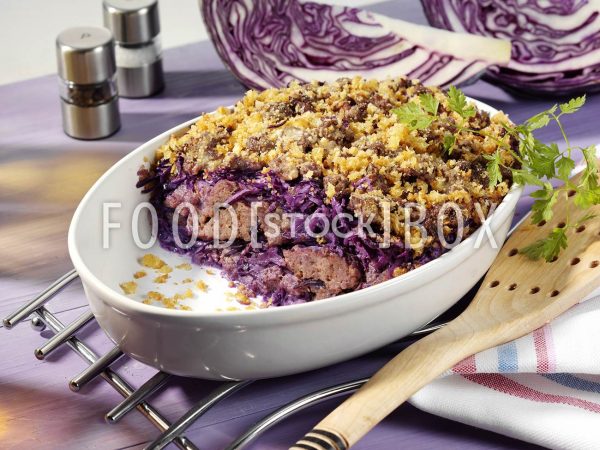 Rotkohl-Auflauf
