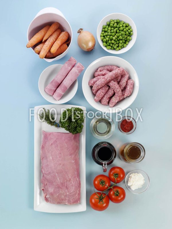 Roulade mit Kräuter-Erbsen-Füllung  Step 1