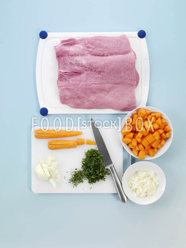 Roulade mit Kräuter-Erbsen-Füllung  Step 2