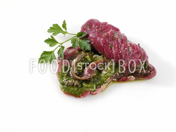 Rouladen mit Petersilie und Sardellen