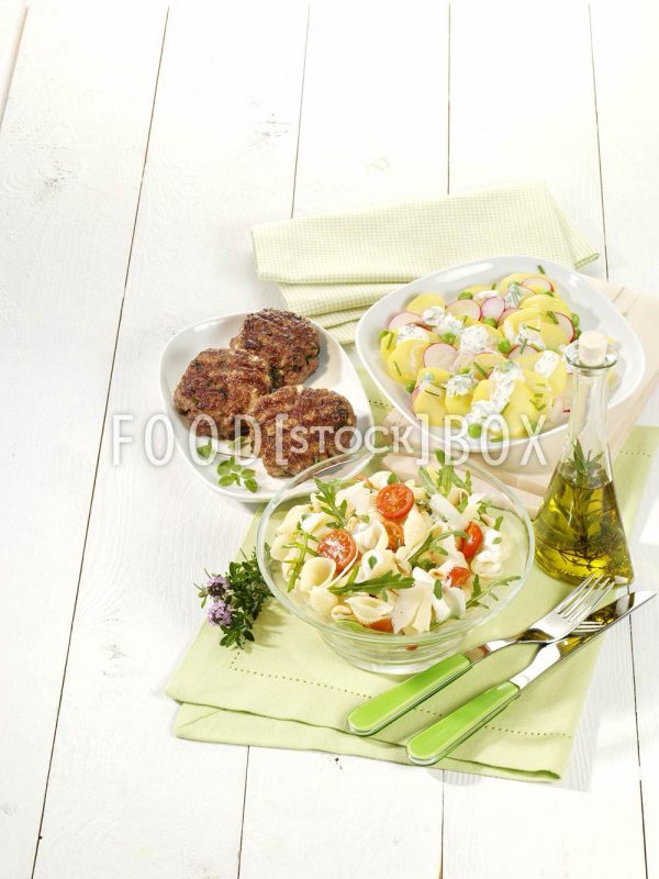Kartoffelsalat mit Hackbällchen 3