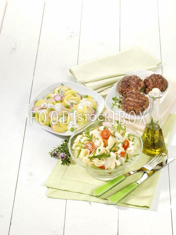 Kartoffelsalat mit Hackbällchen 4