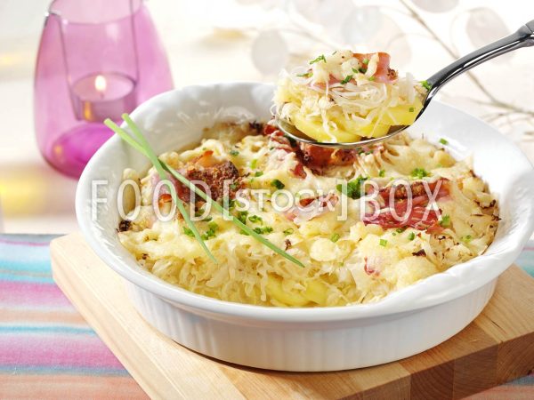Sauerkraut-Gratin