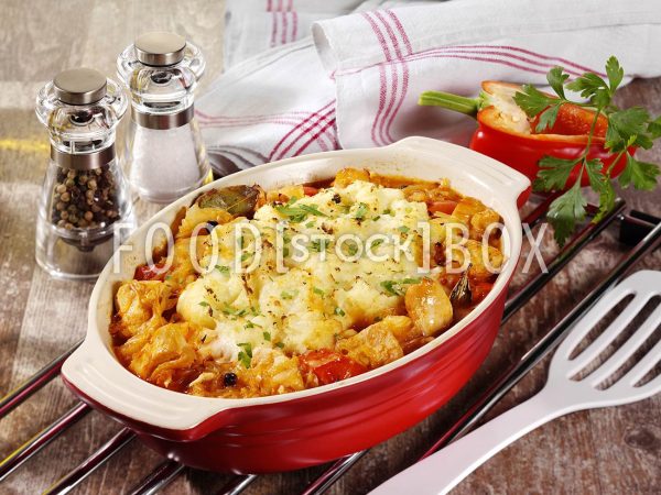 Sauerkraut-Gulasch mit Schalotten 2