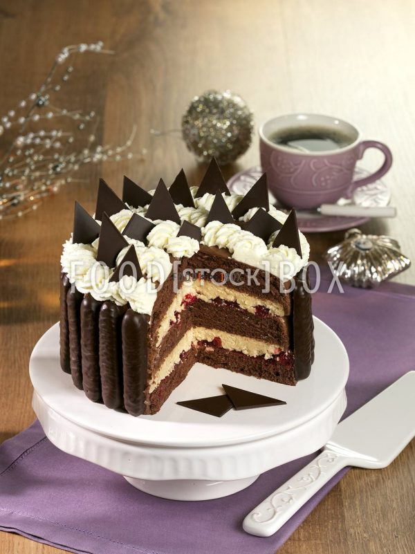 Schichttorte mit Lebkuchensticks