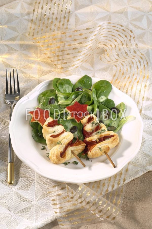 Schinken-Blätterteig-Spieße 2