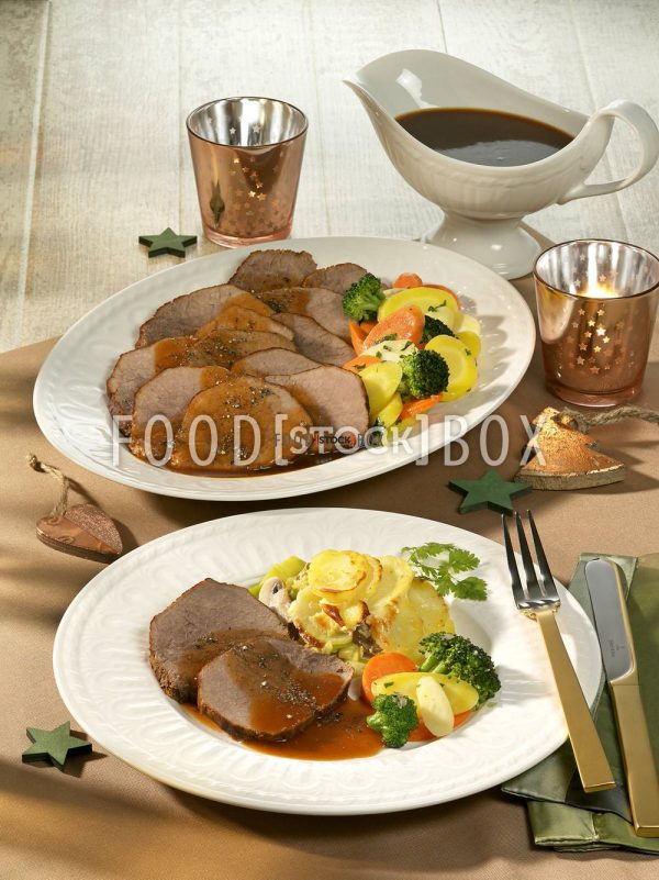 Weihnachtlicher Schmorbraten