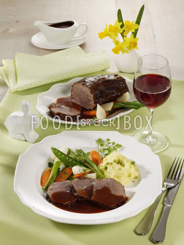 Festlicher Schmorbraten