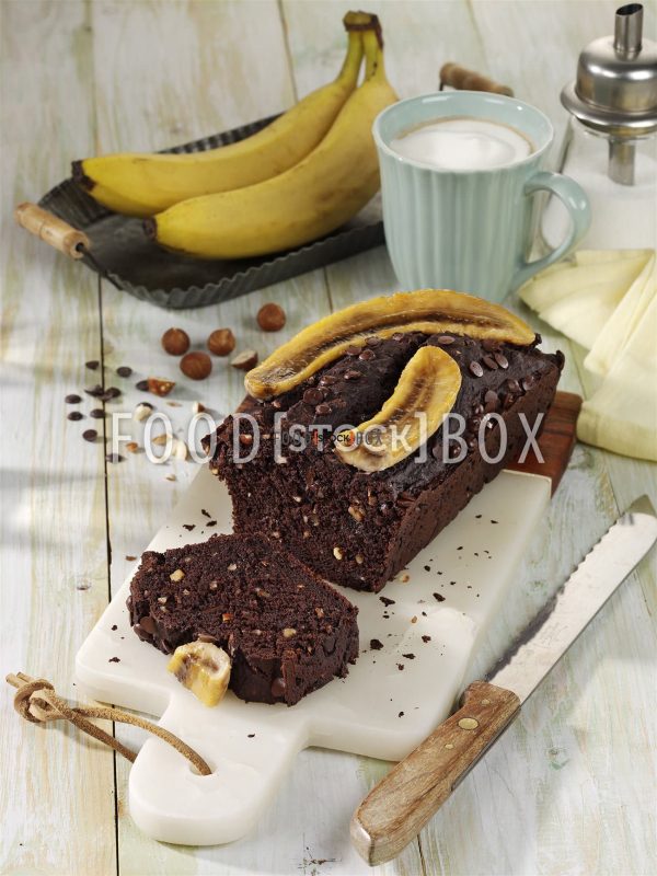 Veganes Schoko-Bananenbrot