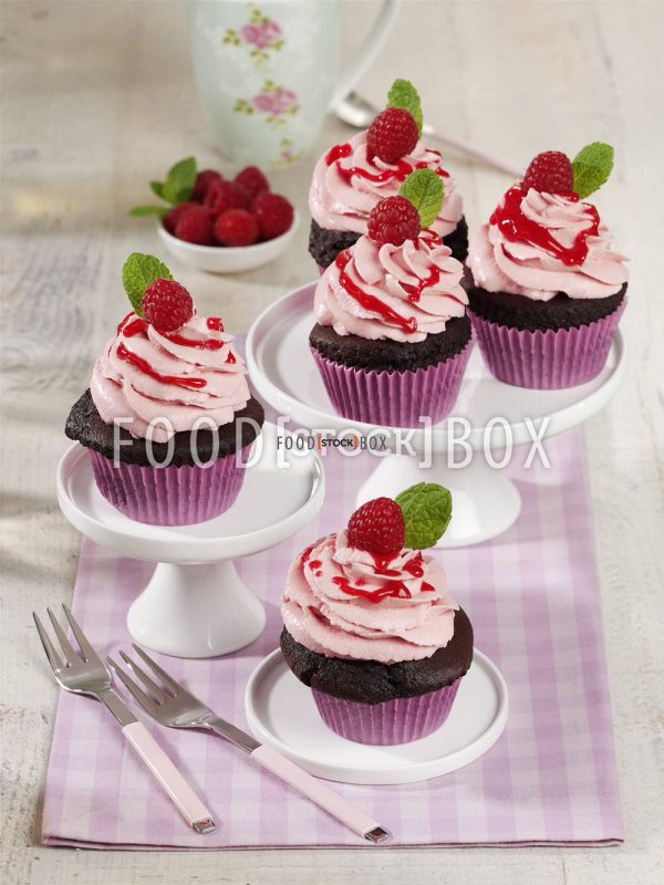 Schoko-Himbeer Cupcakes 2