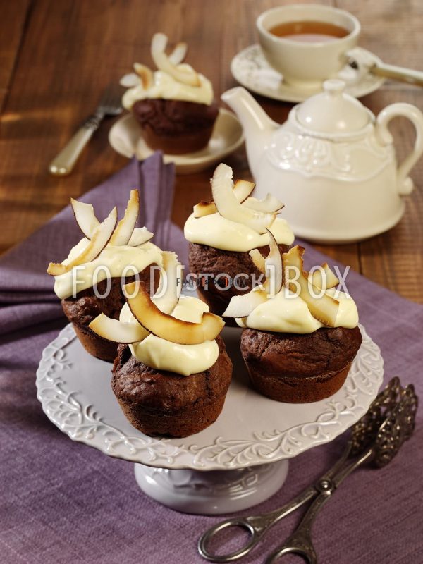 Schoko-Muffins mit Kokos