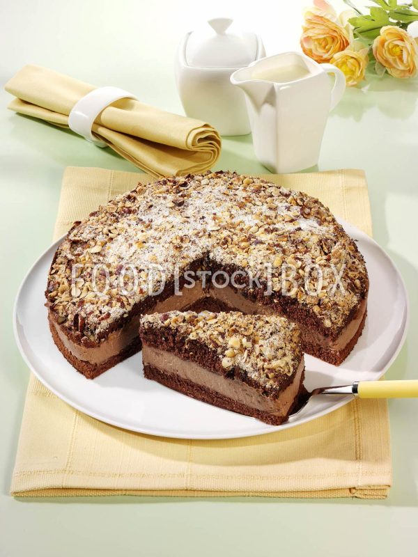 Schoko-Nougat-Kuchen