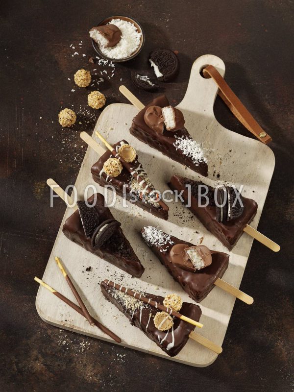 Schokokuchen am Stiel