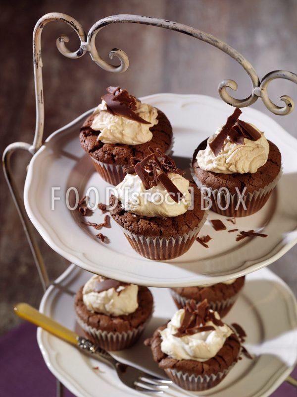 Schokomuffins mit Baiserhaube