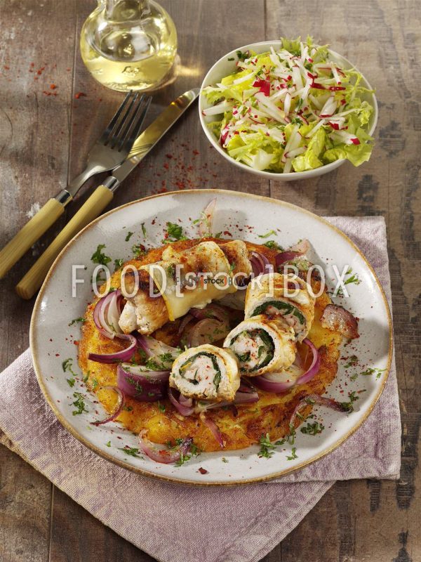 Schweizer Schweinevögel mit Käse