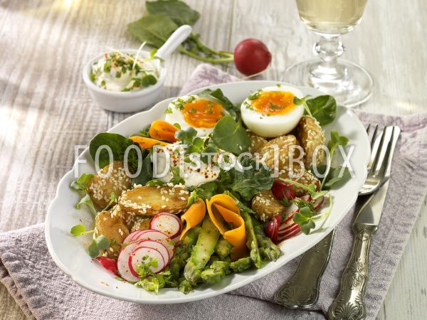 Sesamkartoffeln mit Frühlingsgemüse 2