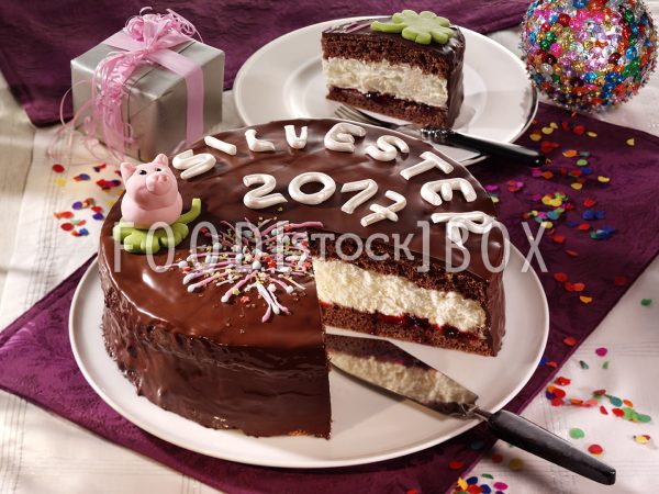 Silvester-Torte 2017