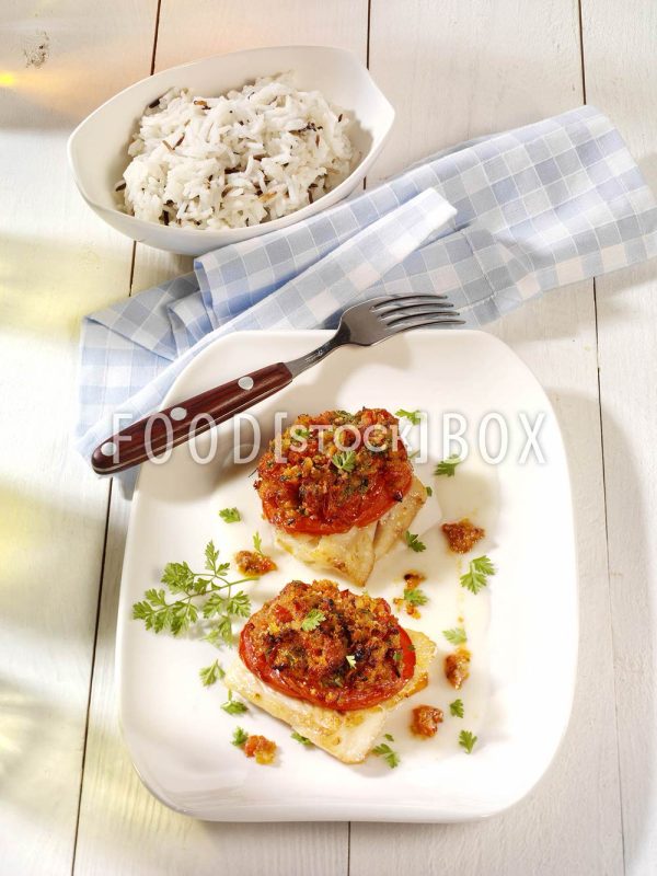 Schlemmerfilet mit Tomatenkruste