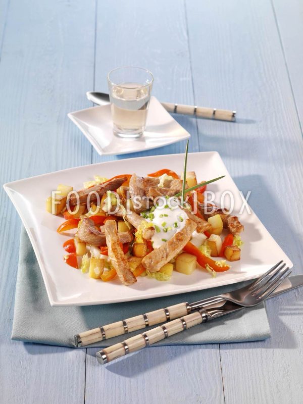 Schnitzel-Chinakohl-Pfanne 2