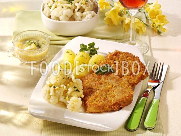 Mini-Schnitzel mit Blumenkohl 2