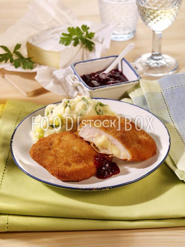 Schnitzel mit Camembert-Füllung