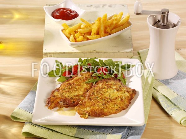 Schnitzel in Eihülle 2