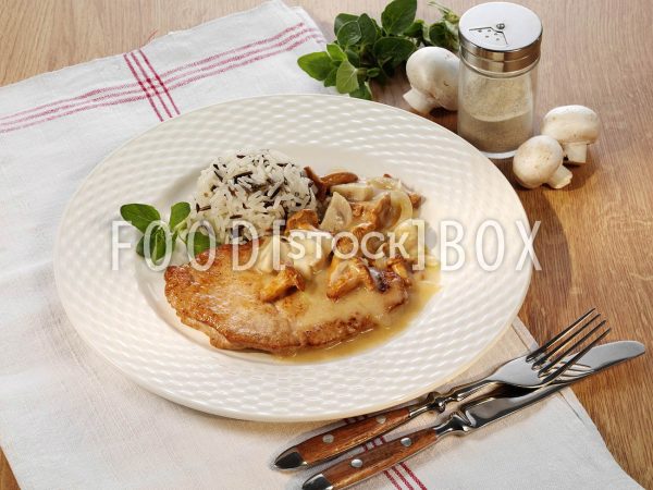 Schnitzel mit Pilzen 2